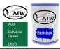 Preview: Audi, Carolina Green, L62D: 500ml Lackdose, von ATW Autoteile West.